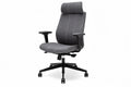 **Ergonomische bureaustoel met verstelbare rugleuning en armsteunen**